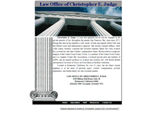 Tablet Screenshot of cjudgelaw.com